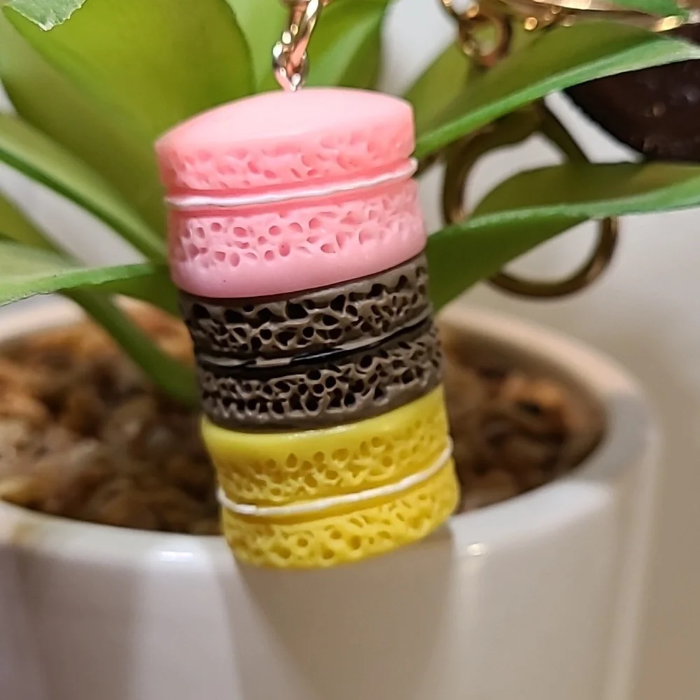Unbranded Macaroon Keychain Multi-Color Women NWOT Keys Home‎ Auto Gym Office